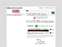 Tablet Screenshot of hddownloader.com